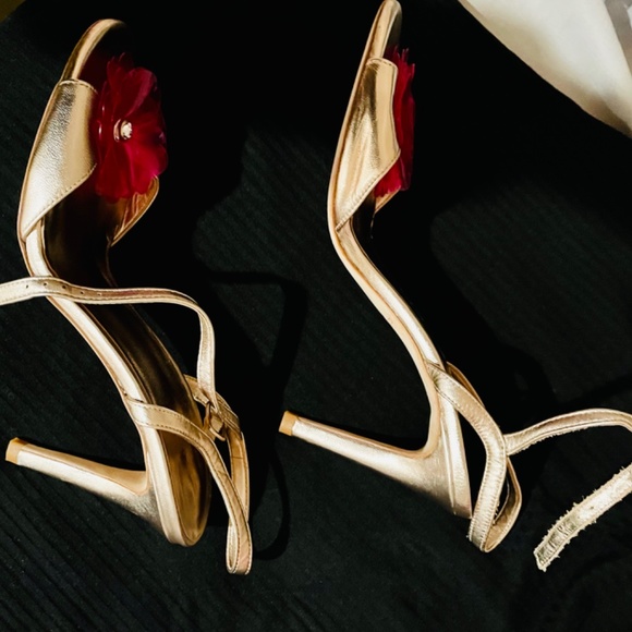 kate spade new york Women's Giulia Heeled Sandal, rose gold, 9 M US - Picture 4 of 4